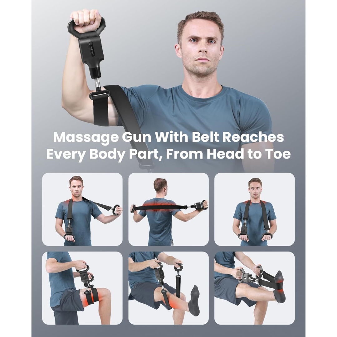 Bob and Brad sWAVE Massage Gun with Belt