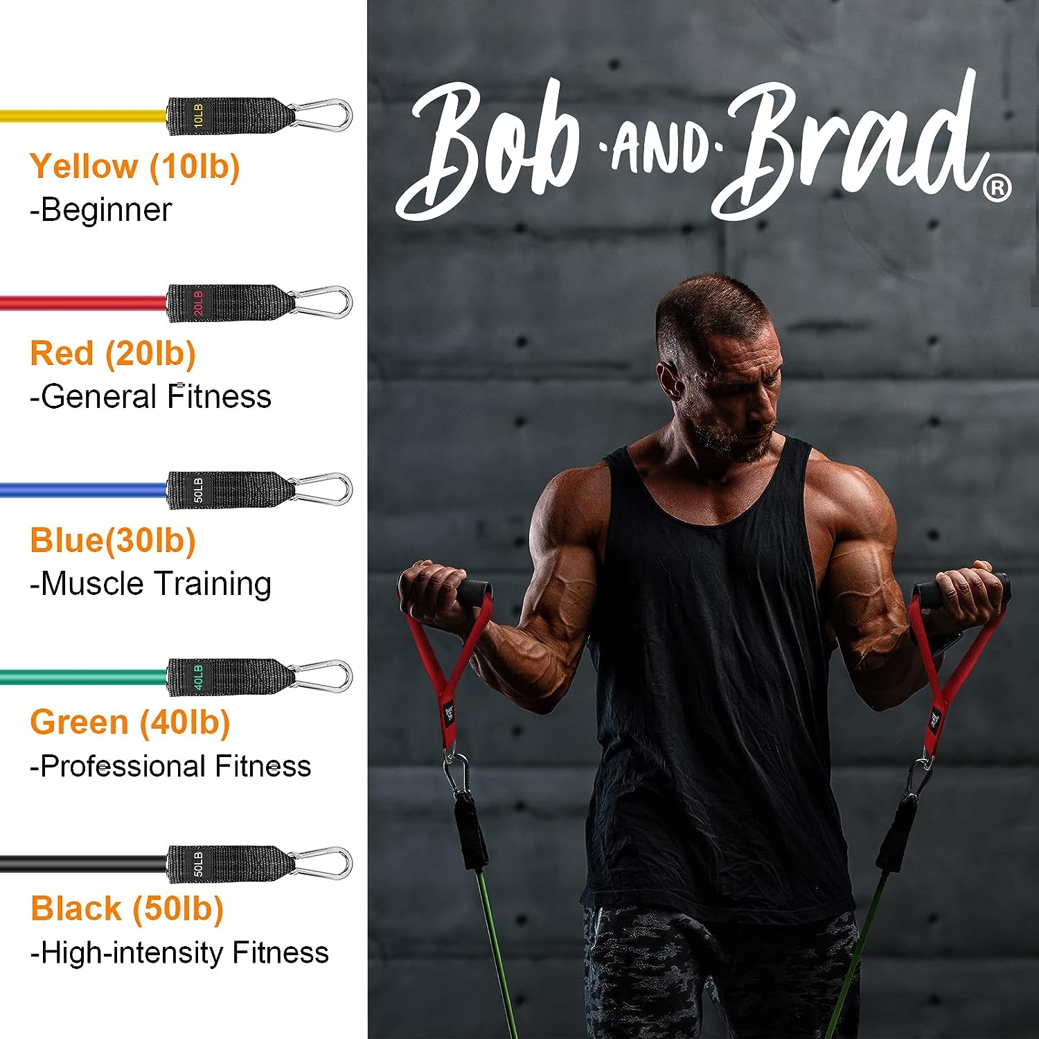 BOB AND BRAD Resistance Bands