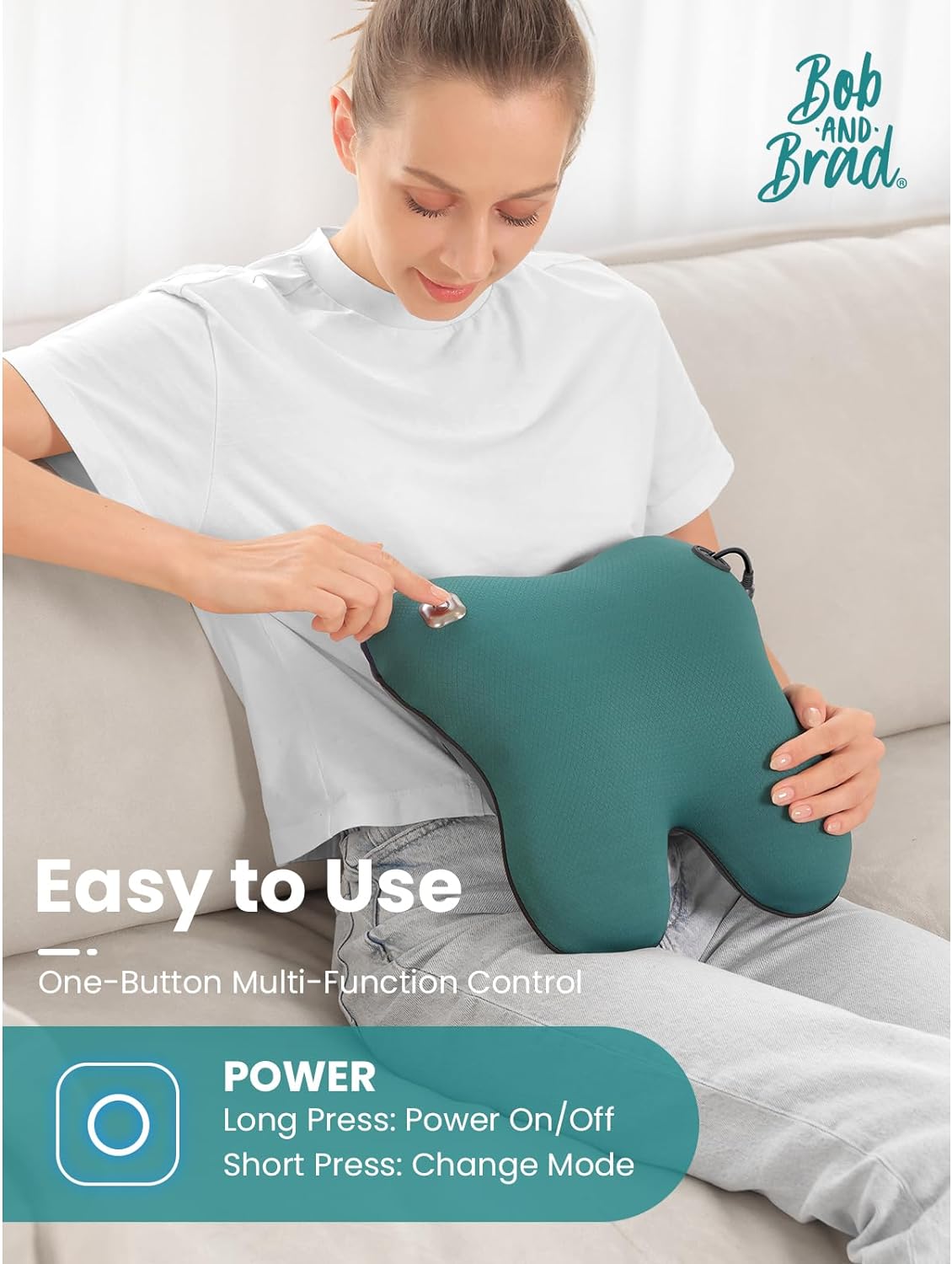 BOB AND BRAD EZBack Massager with Heat