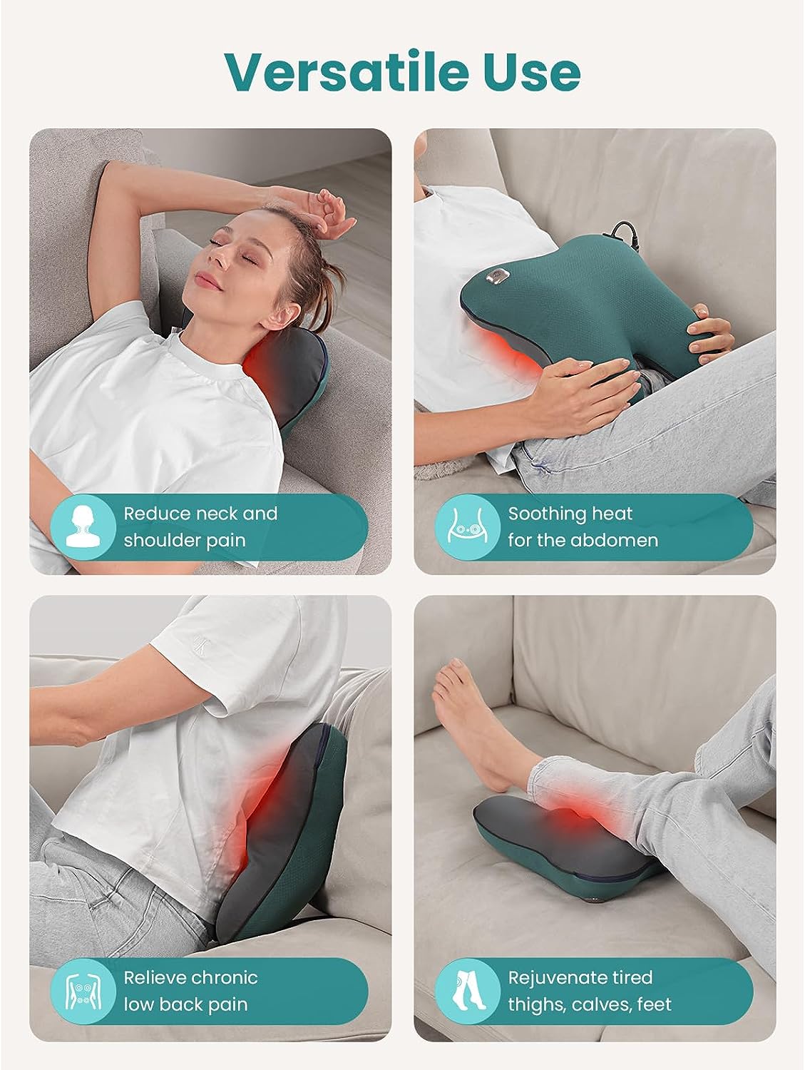 BOB AND BRAD EZBack Massager with Heat