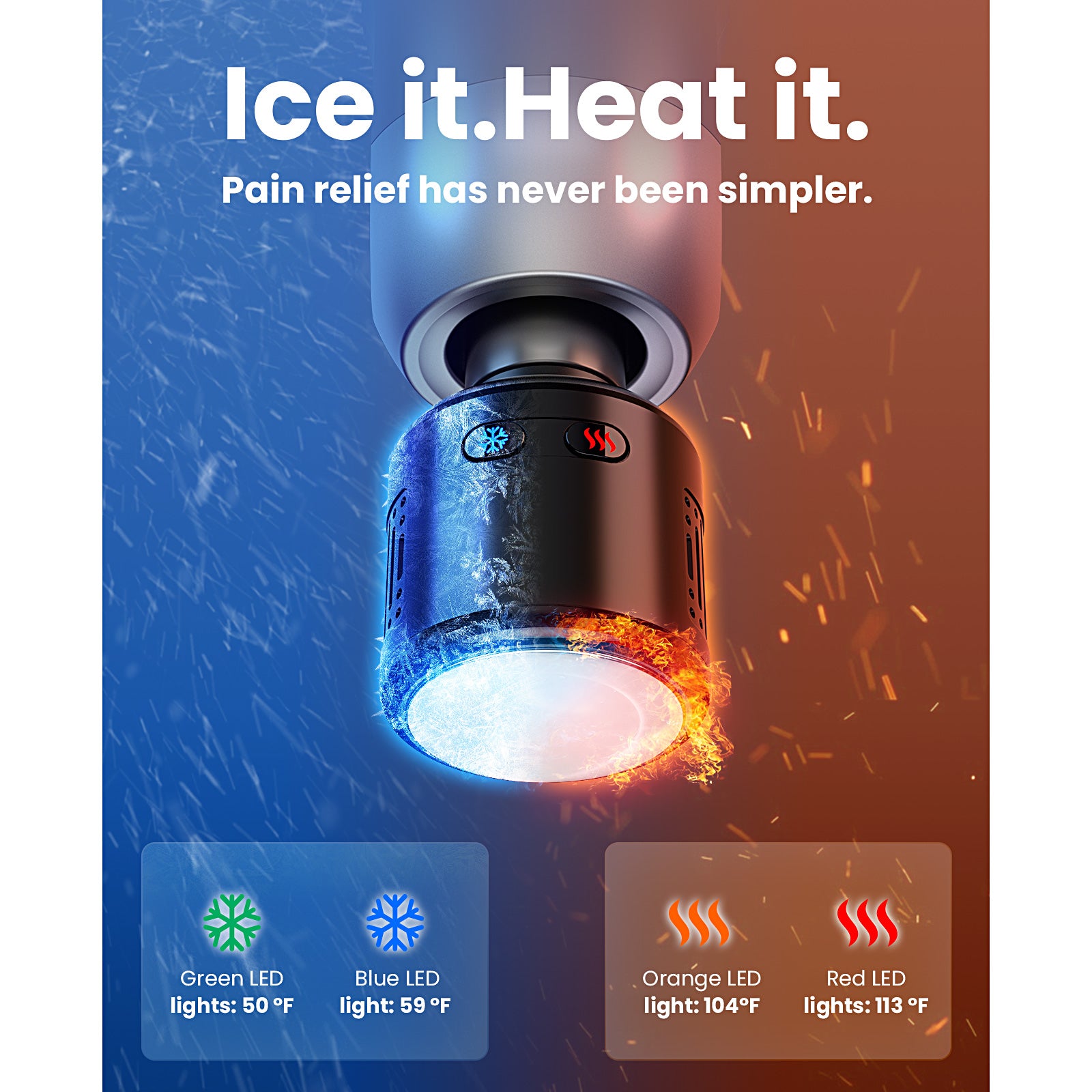 Bob and Brad C2 Pro Massage Gun with Heat and Cold Therapy